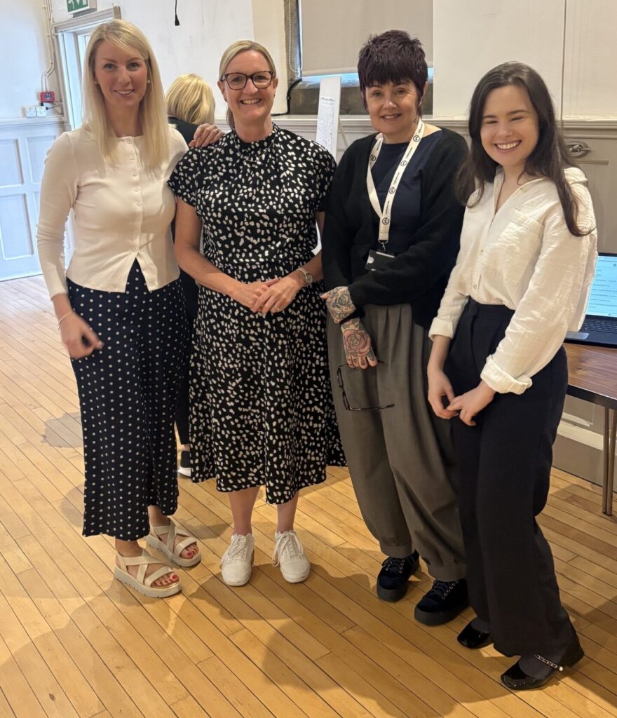 four staff members of the Cliffe House Training Academy team together