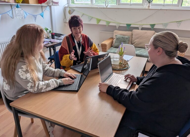 Suzie, one of our tutors, teaching learners